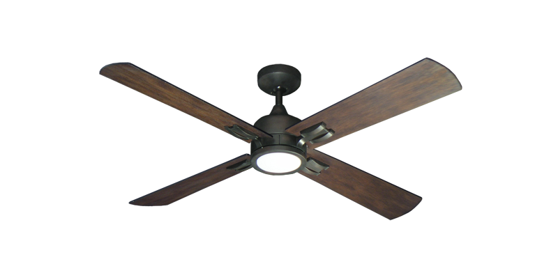 Captiva Oil Rubbed Bronze and Cherrywood side of blades