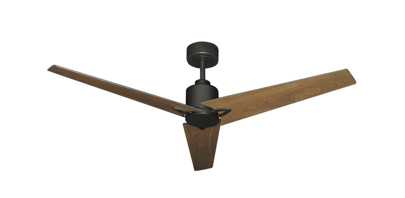 Reveal Oil Rubbed Bronze, Walnut side of blades
