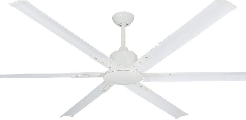 Titan II Pure White with 72 inch extruded aluminum blades