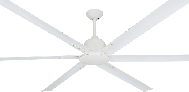 Titan II Pure White with 84 inch extruded aluminum blades